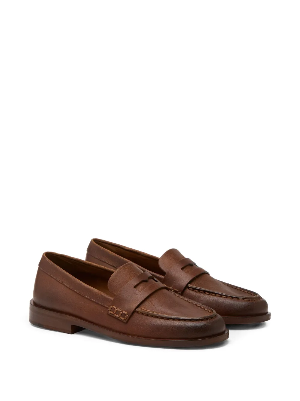 Marsèll Leren loafers Bruin