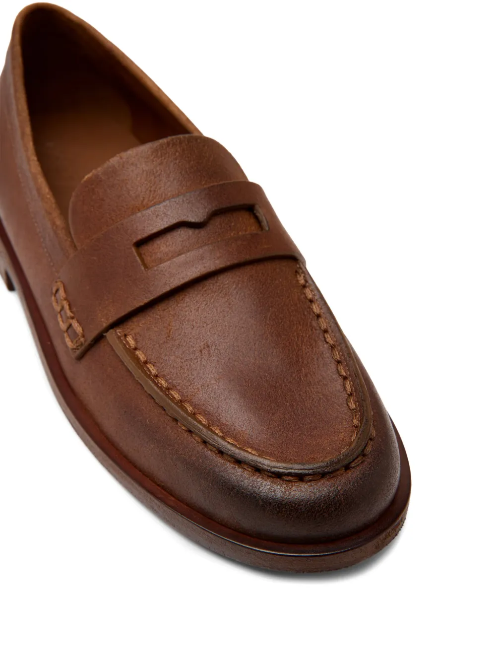 Marsèll Leren loafers Bruin