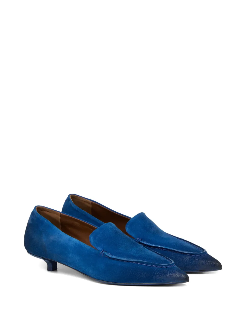 Marsèll pointed-toe suede pumps Blue