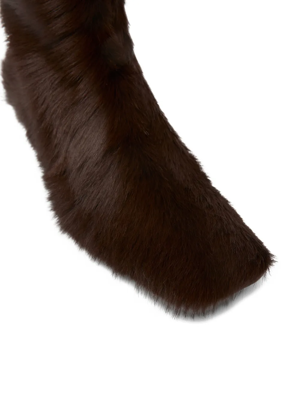 Marsèll Brushed-finish Kitten-heel Boots In Brown