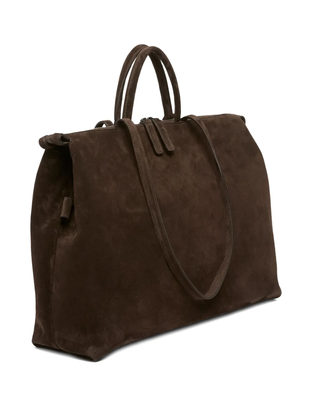 Marsèll 4 In Orizzontale suède shopper Bruin
