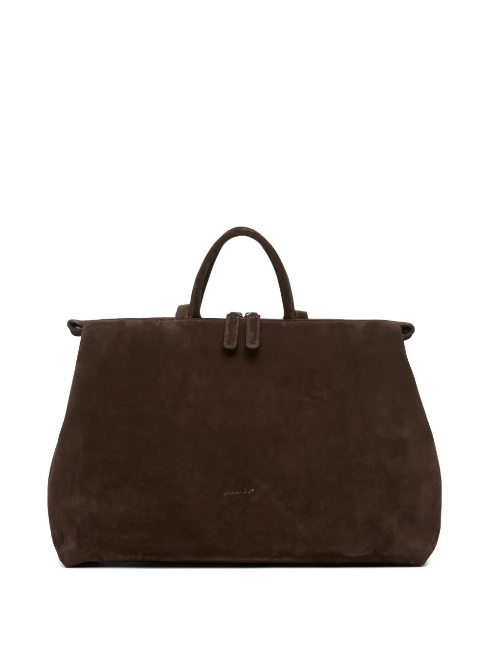 Marsèll 4 In Orizzontale suède shopper Bruin