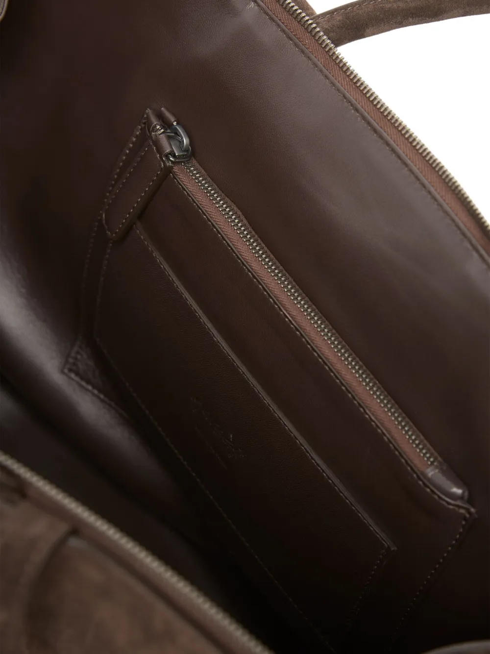 Marsèll 4 In Orizzontale suède shopper Bruin