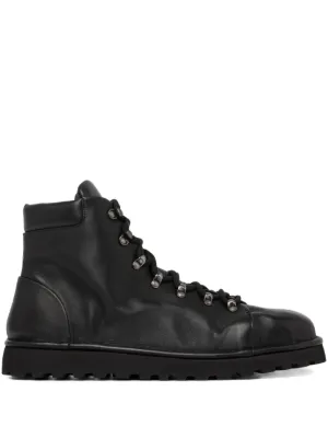 Prada Brixxen Leather Boots | Black | FARFETCH CA
