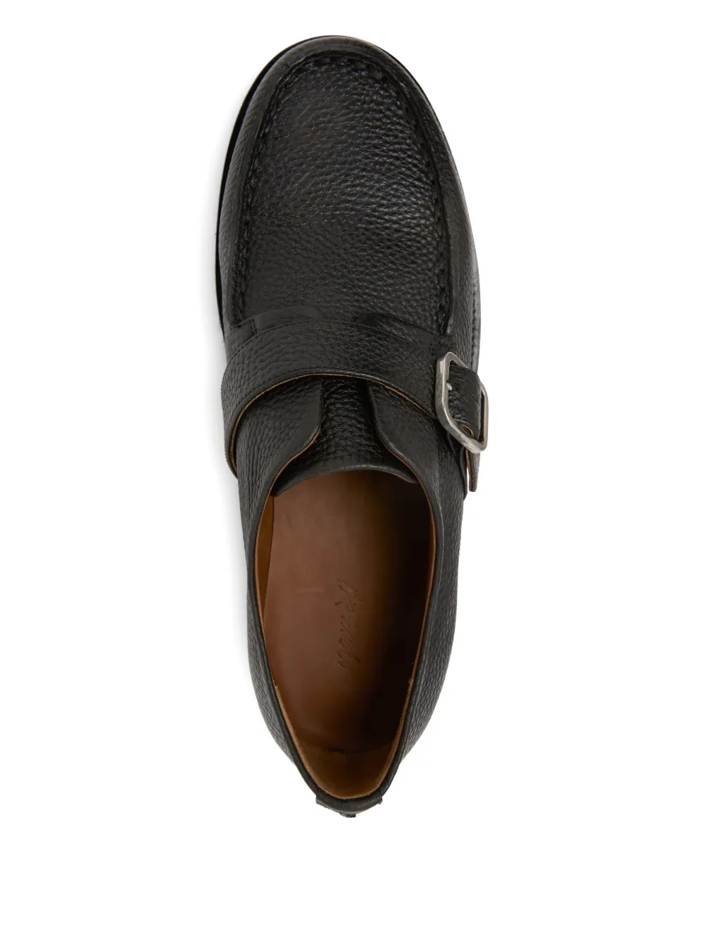 Marsèll Leren gespschoenen Zwart