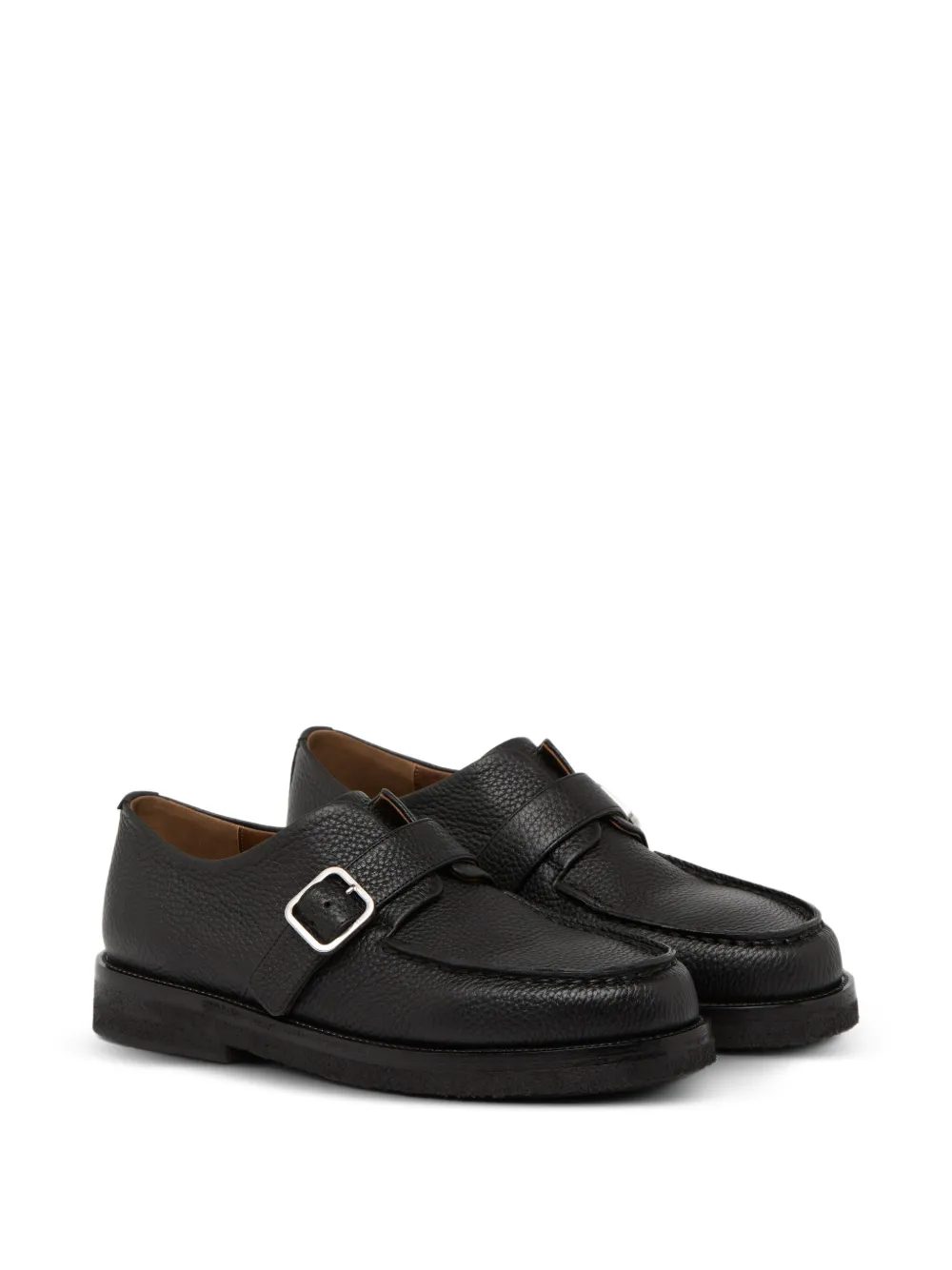 Marsèll Leren gespschoenen Zwart
