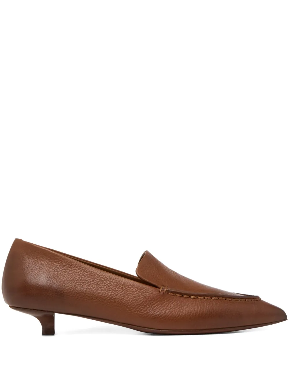 Marsèll Pointed-toe Kitten-heel Pumps In Brown
