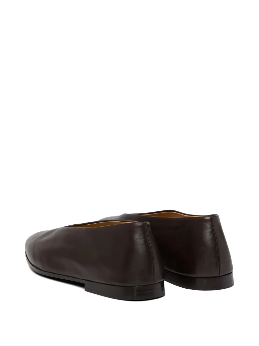 Marsèll leather ballet flats Brown
