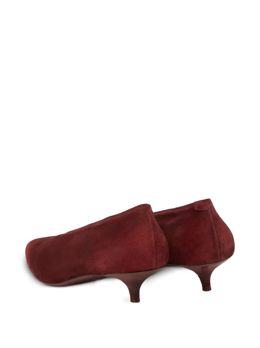 Marsèll Longiforma pointed-toe kitten-heel pumps Red