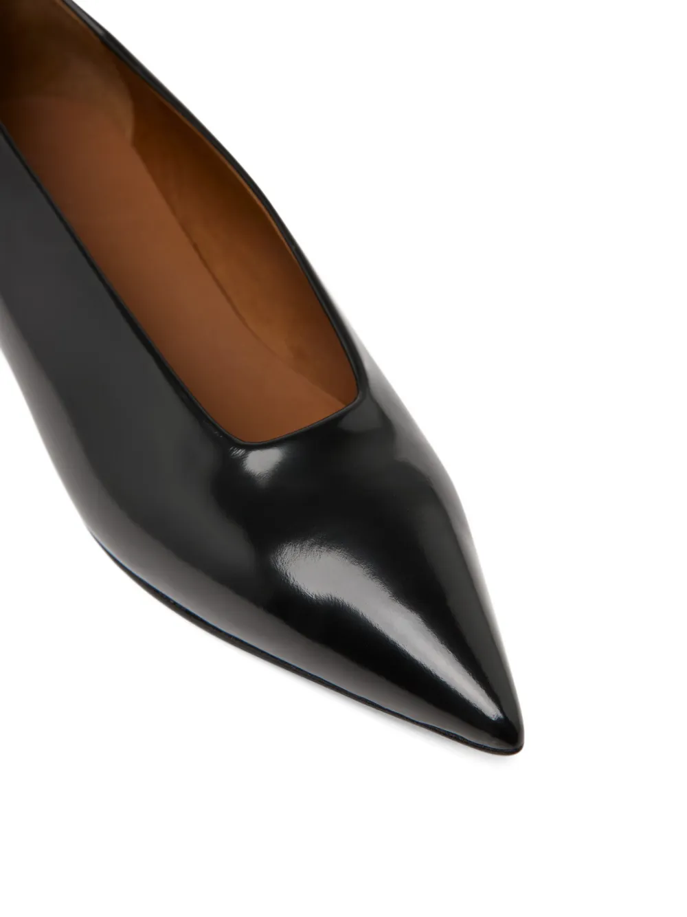 Marsèll Pointed-toe Kitten-heel Pumps In Black