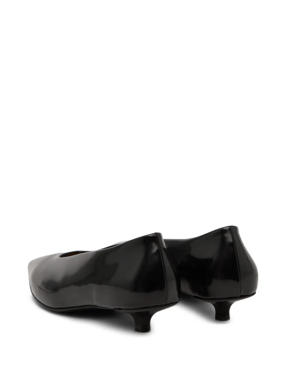 Marsèll Pointed-toe Kitten-heel Pumps In Black