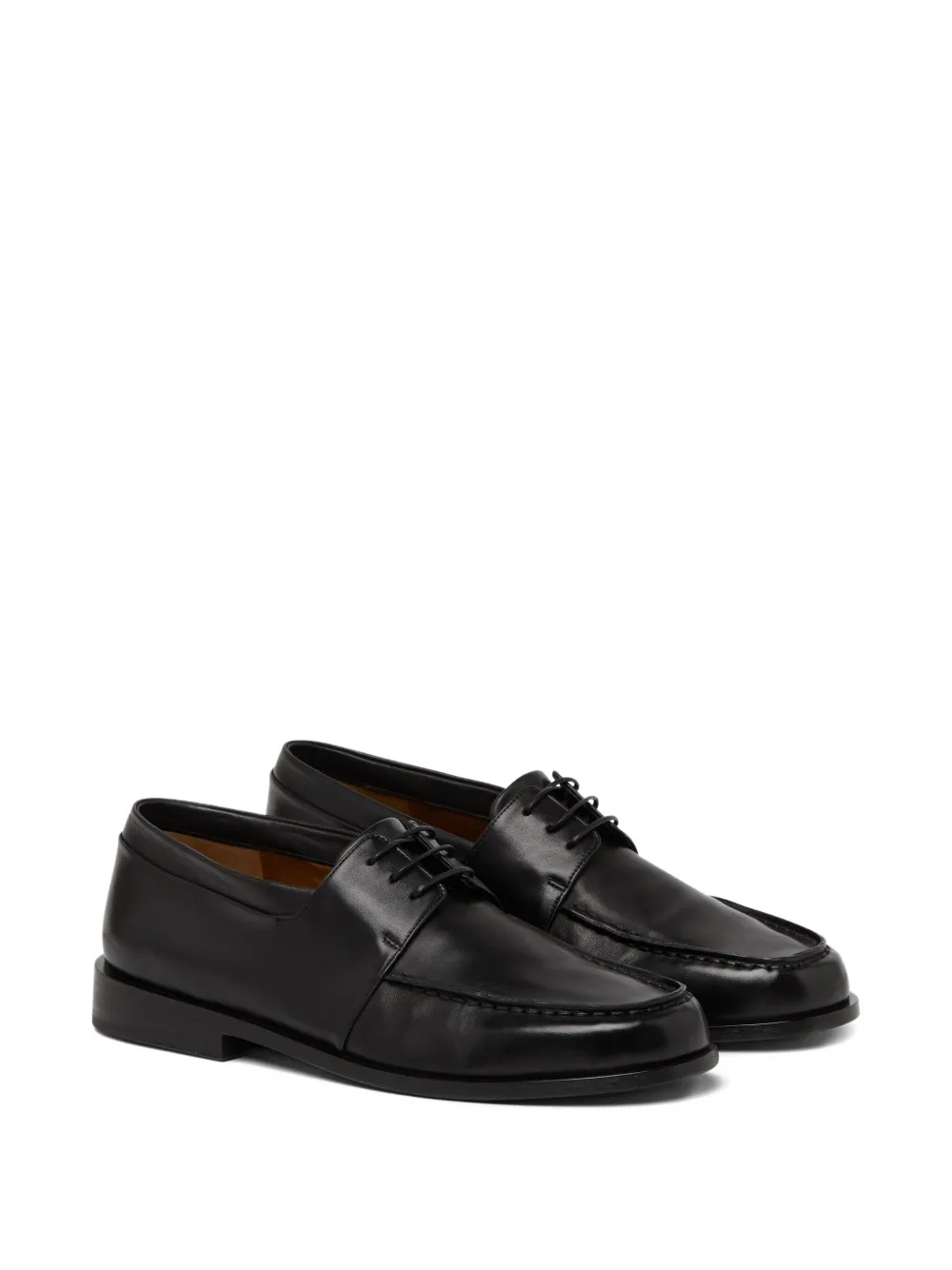 Marsèll leather lace-up derby shoes Black