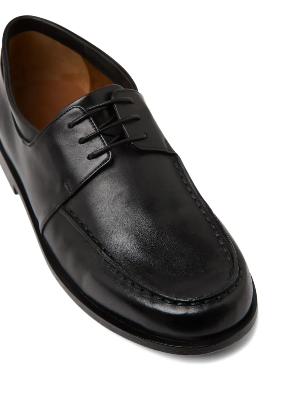 Marsèll leather lace-up derby shoes Black
