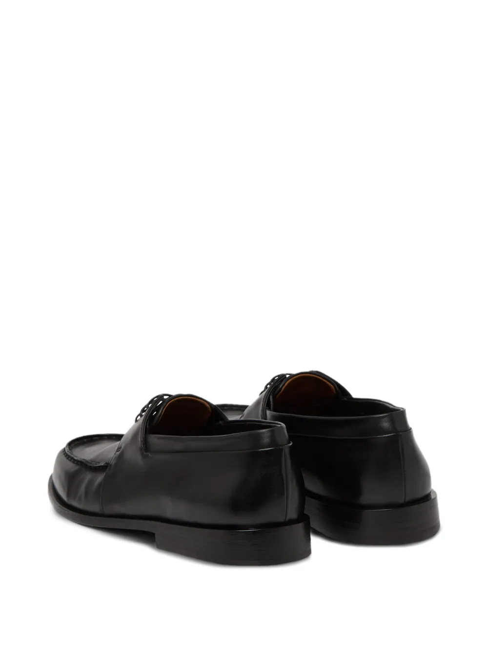 Marsèll leather lace-up derby shoes Black