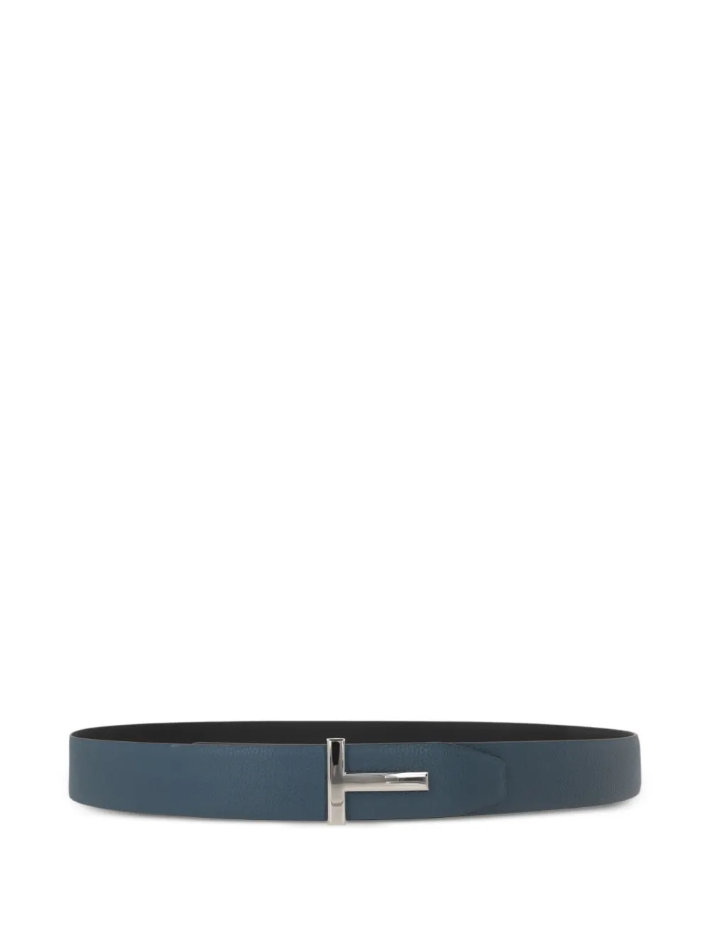 TOM FORD T-buckle leather belt Zwart
