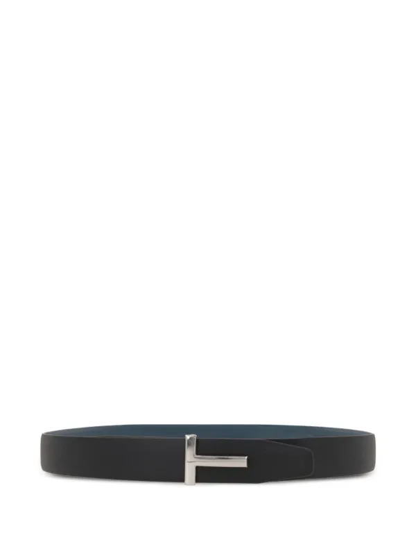 TOM FORD T-buckle Leather Belt Black FARFETCH PH