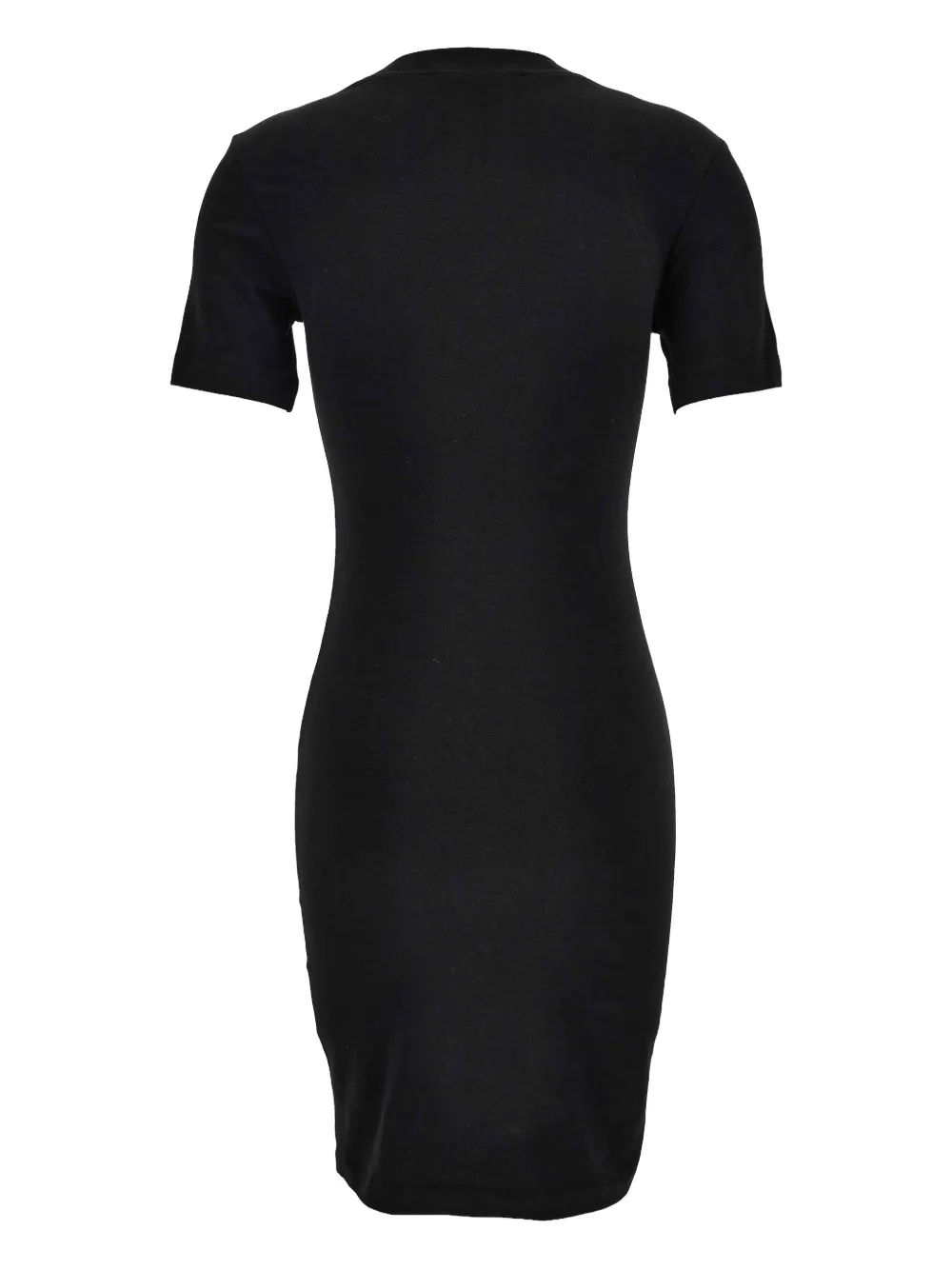 Versace Jeans Couture logo-print midi dress Zwart