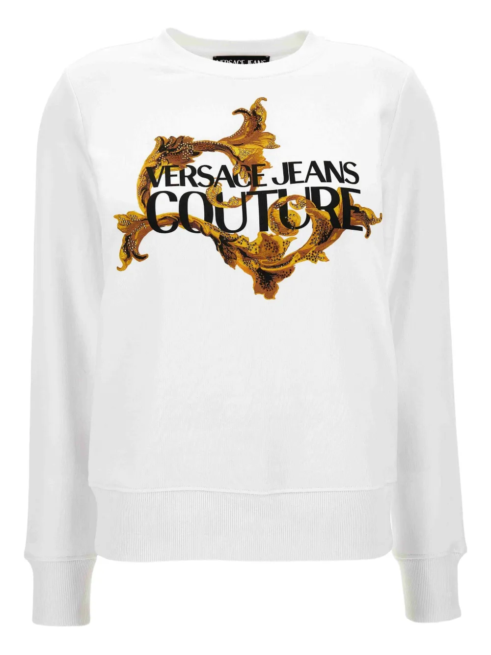 Versace Jeans Couture logo-print sweatshirt Wit