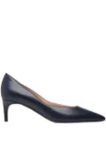 Bally leather pointed-toe heeled pumps - Blue