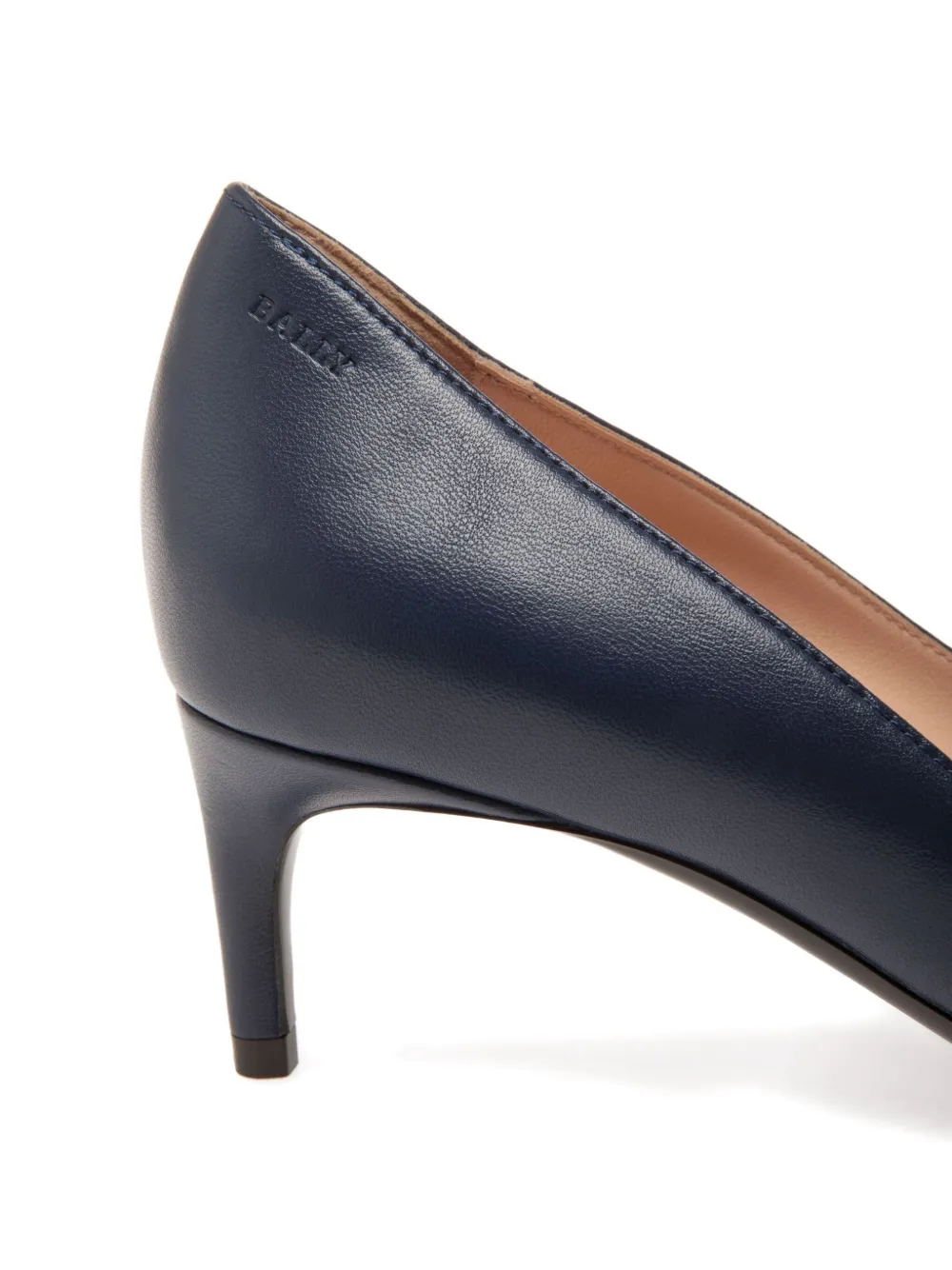 Bally leather pointed-toe heeled pumps Blauw