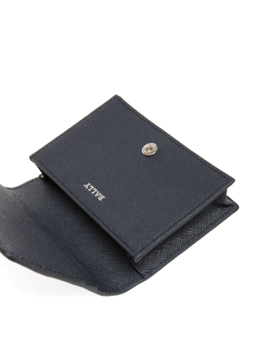 Bally Leren pasjeshouder met lintdetail Blauw