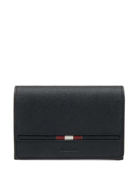 Bally ribbon-detail leather cardholder