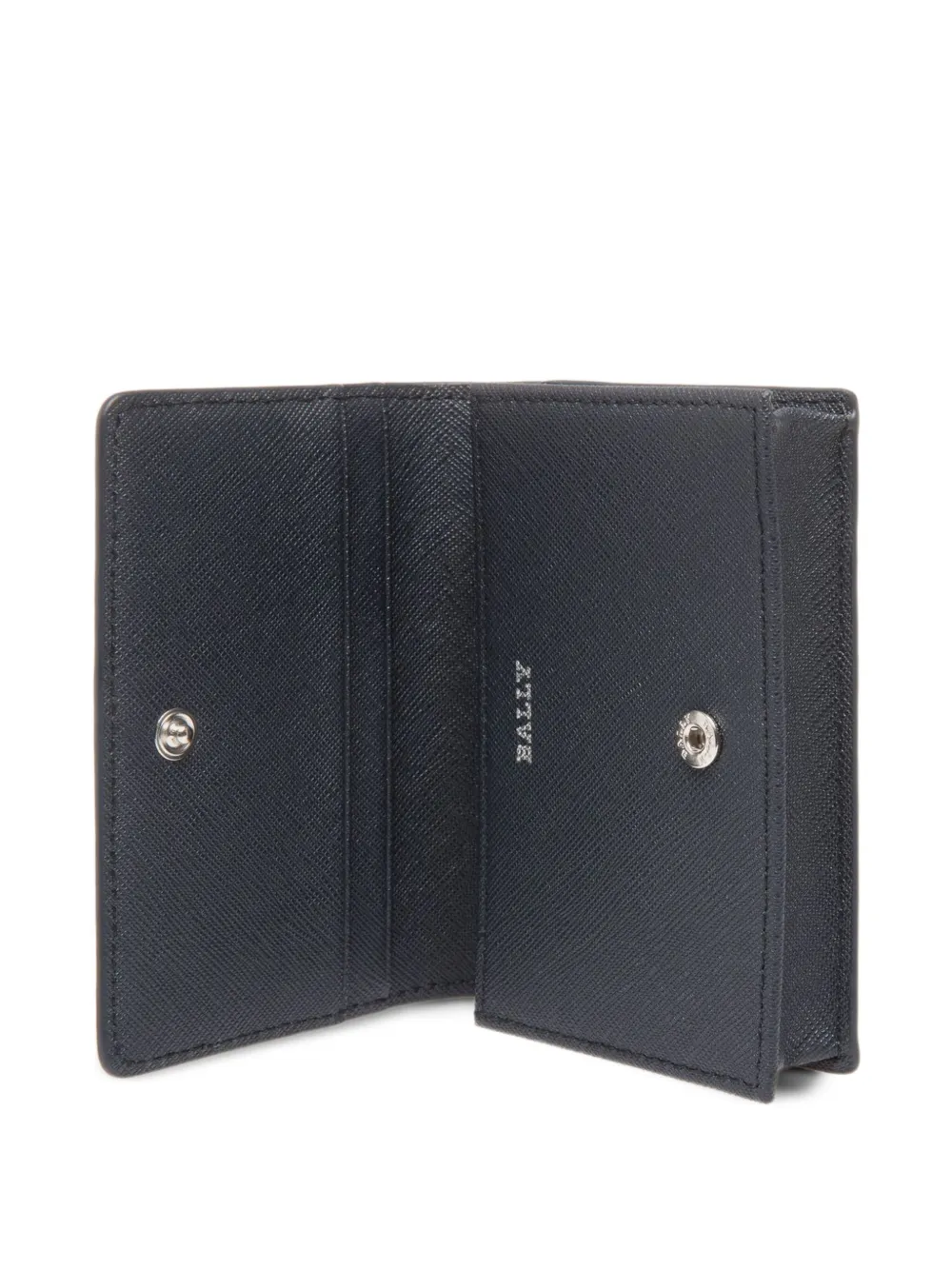 Bally Leren pasjeshouder met lintdetail Blauw