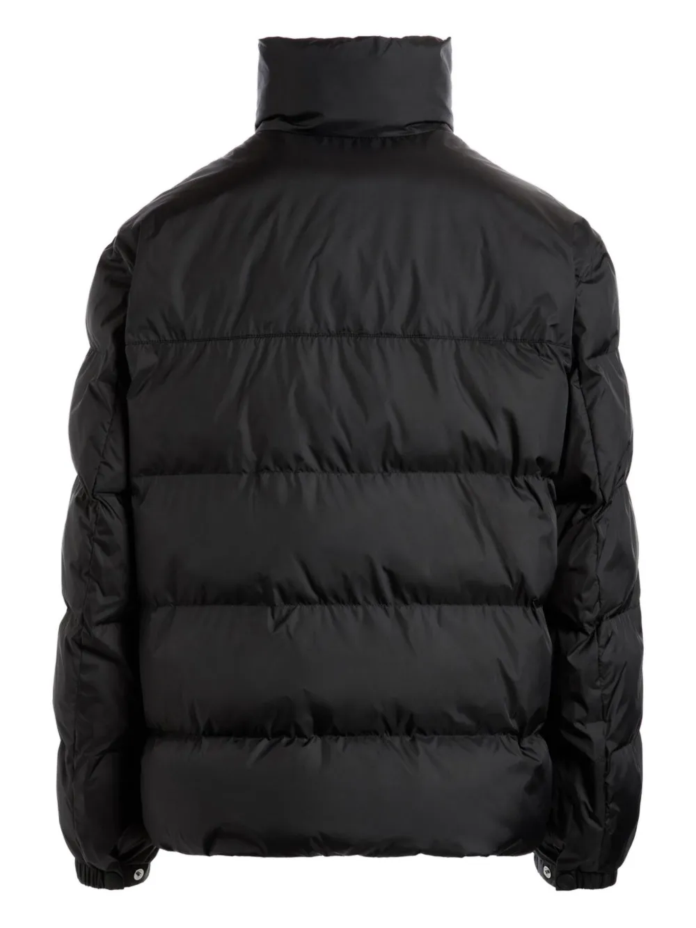 Bally Gewatteerd jack met logopatch Zwart