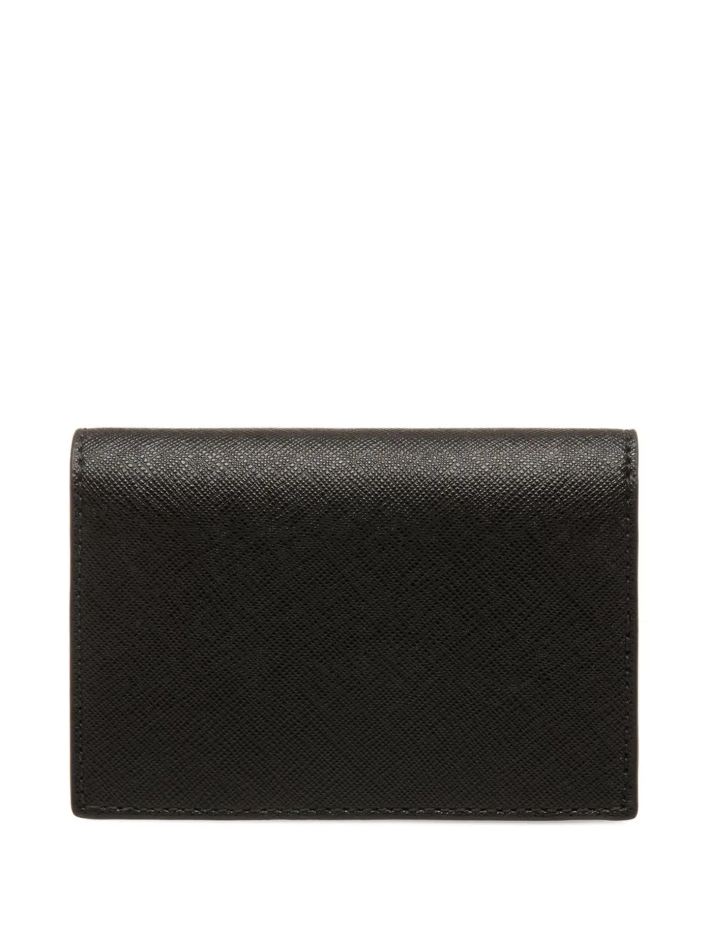 Bally Leren pasjeshouder met lintdetail Zwart