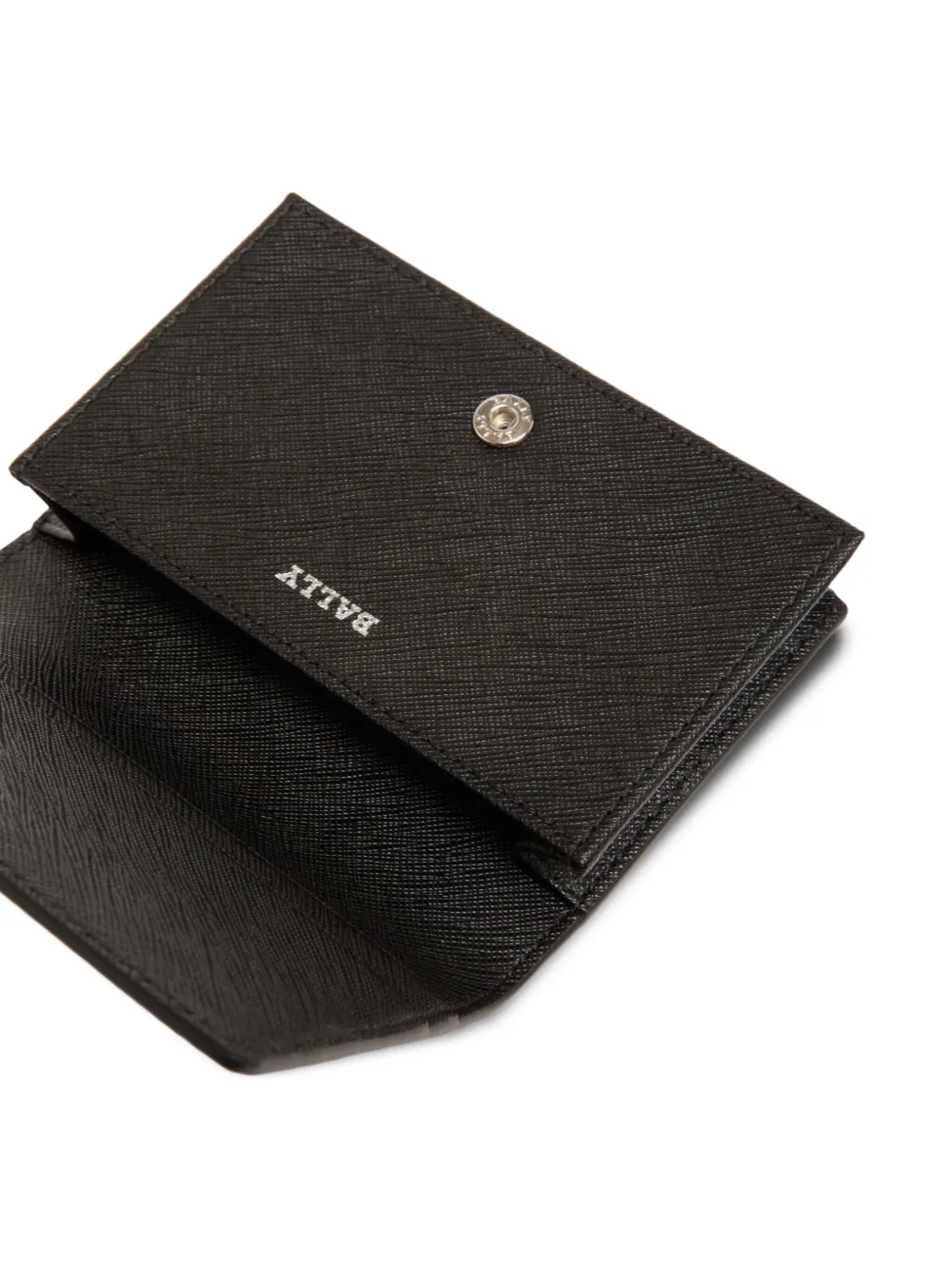 Bally Leren pasjeshouder met lintdetail Zwart