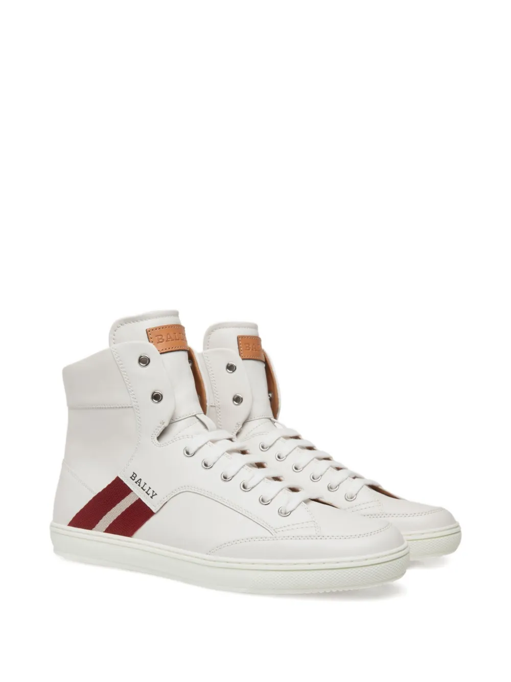 Bally leather ribbon hi-top sneakers | Hi-Tops | Image 2