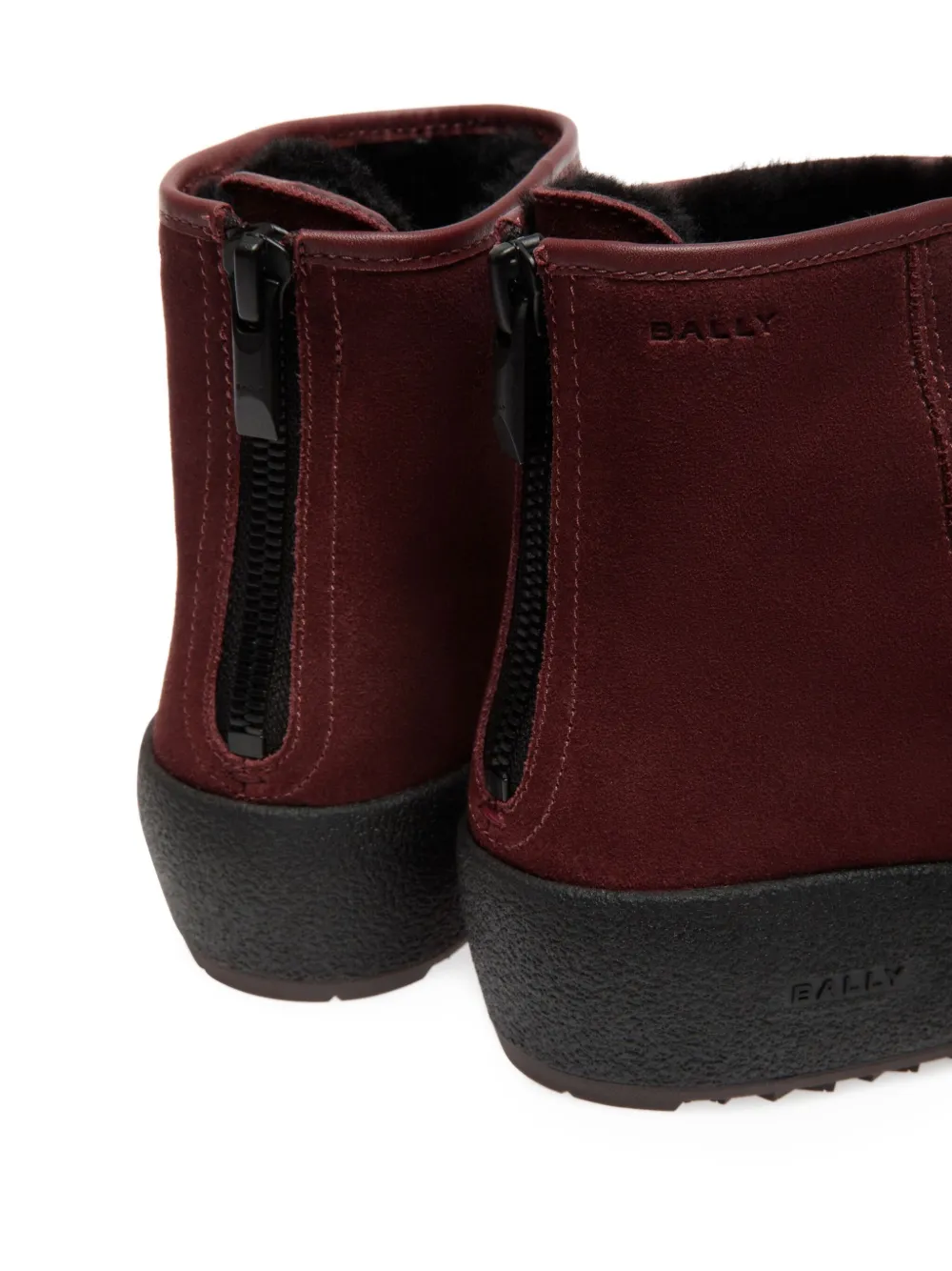 Bally Curling snowboots met ritssluiting Rood