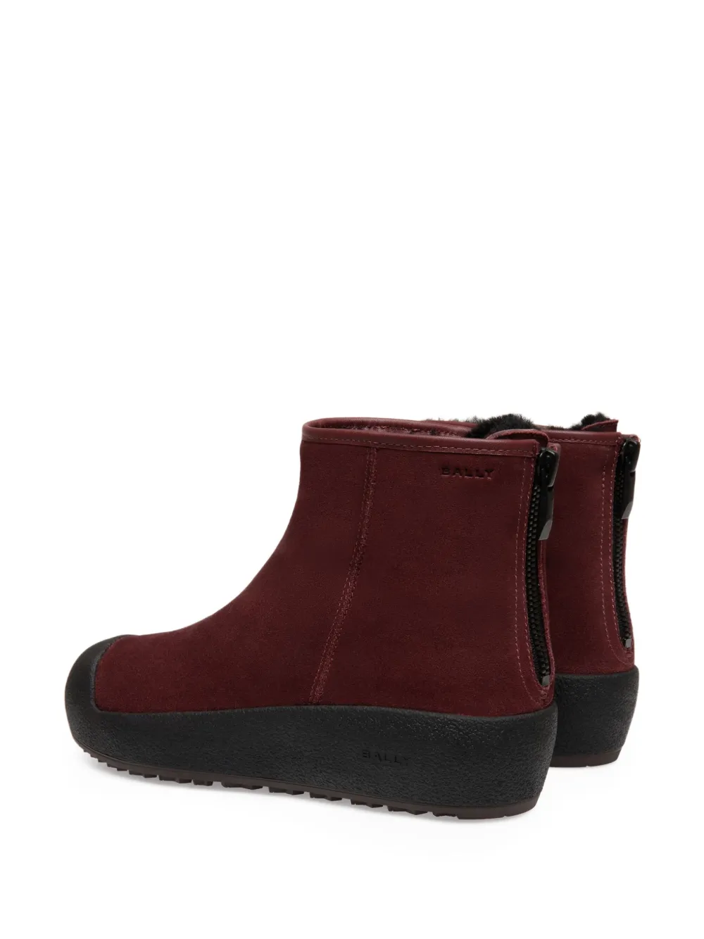 Bally Curling snowboots met ritssluiting Rood