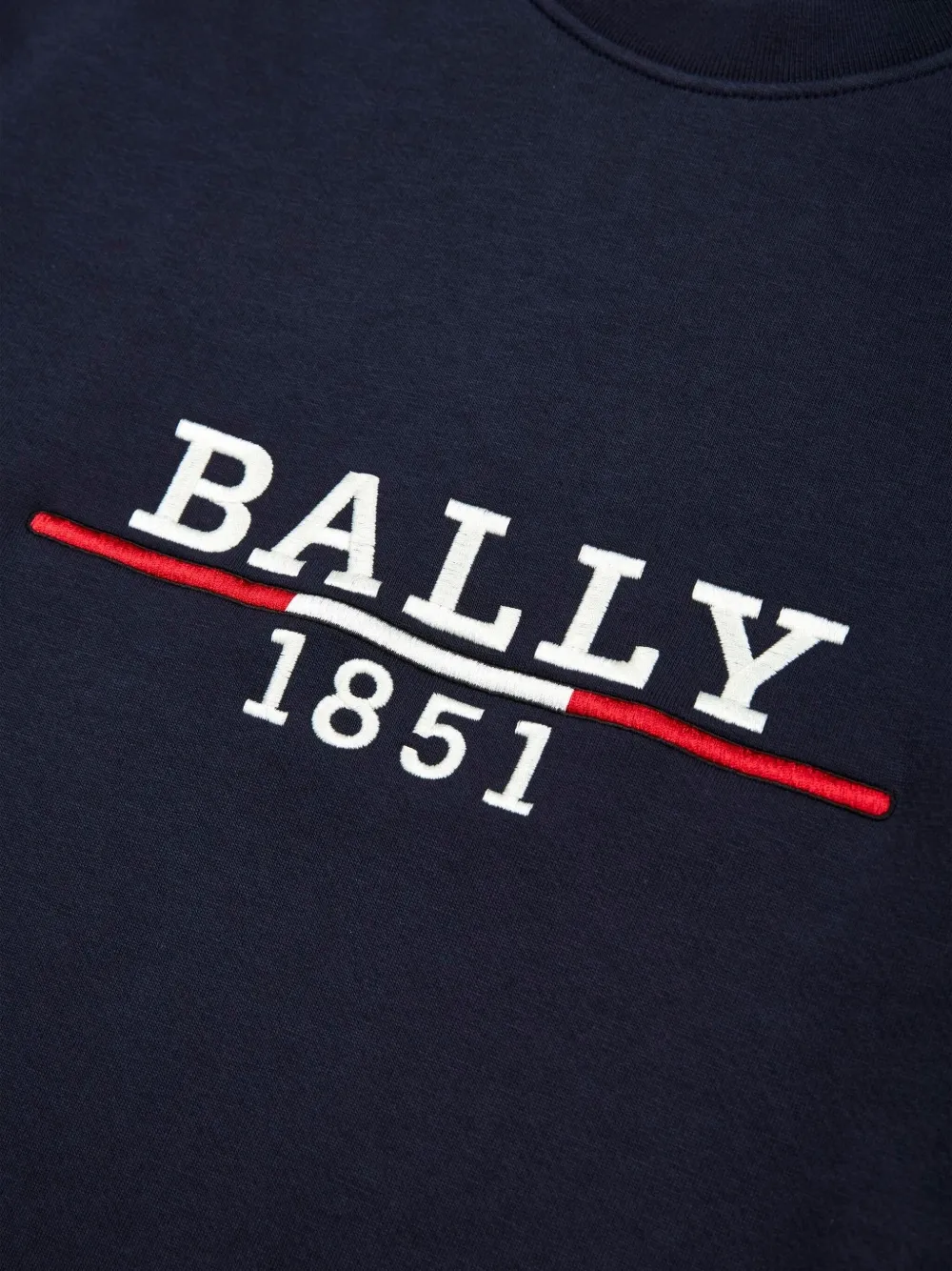 Bally Sweater met geborduurd logo Blauw