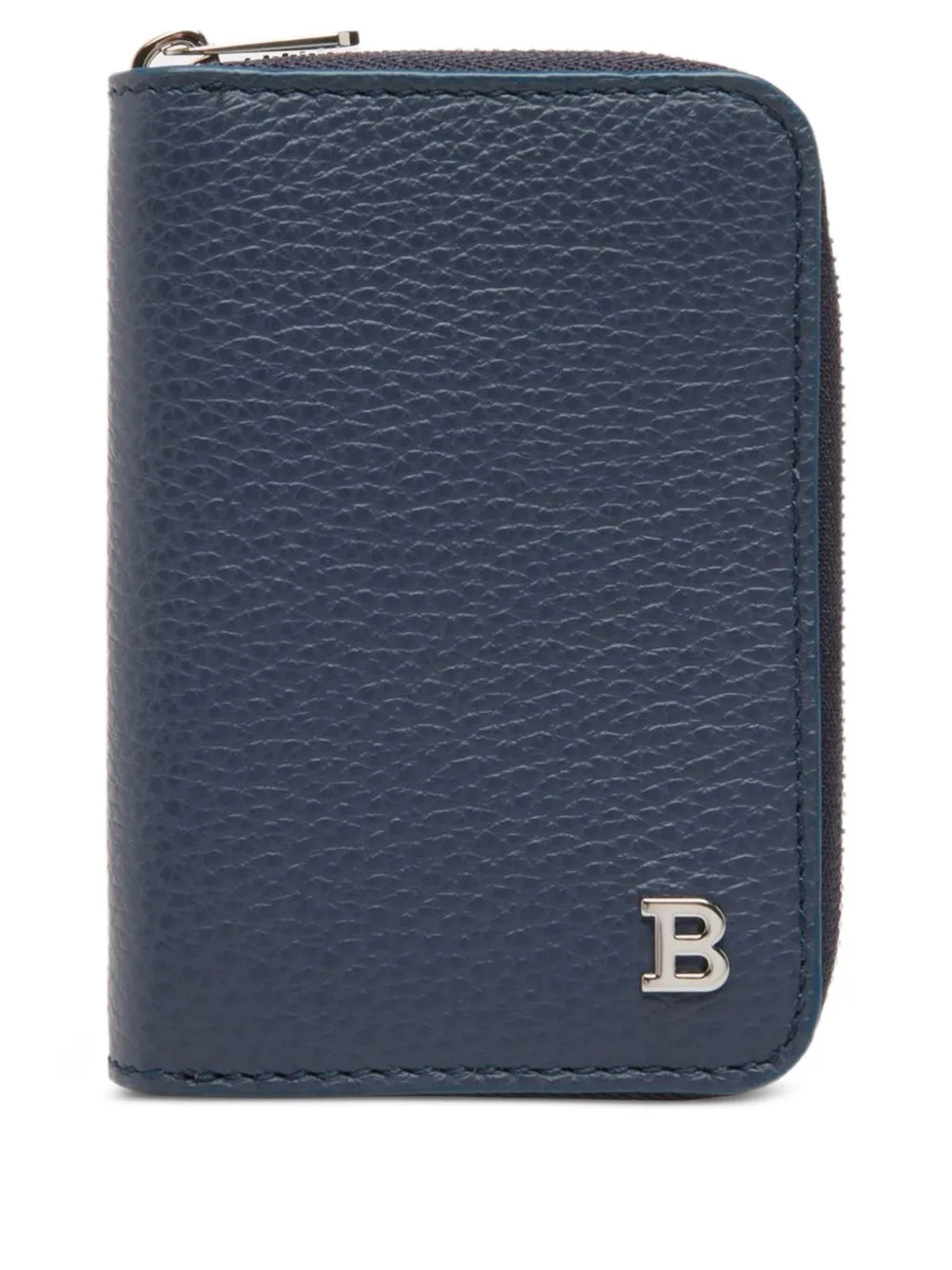 Bally Leren portemonnee Blauw