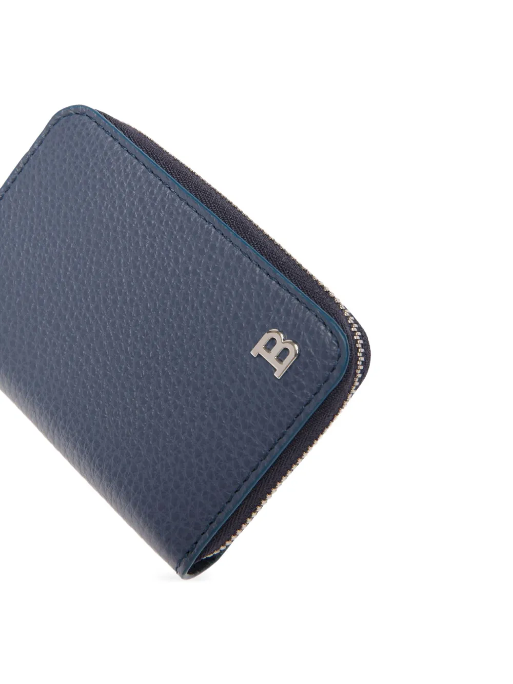 Bally Leren portemonnee Blauw