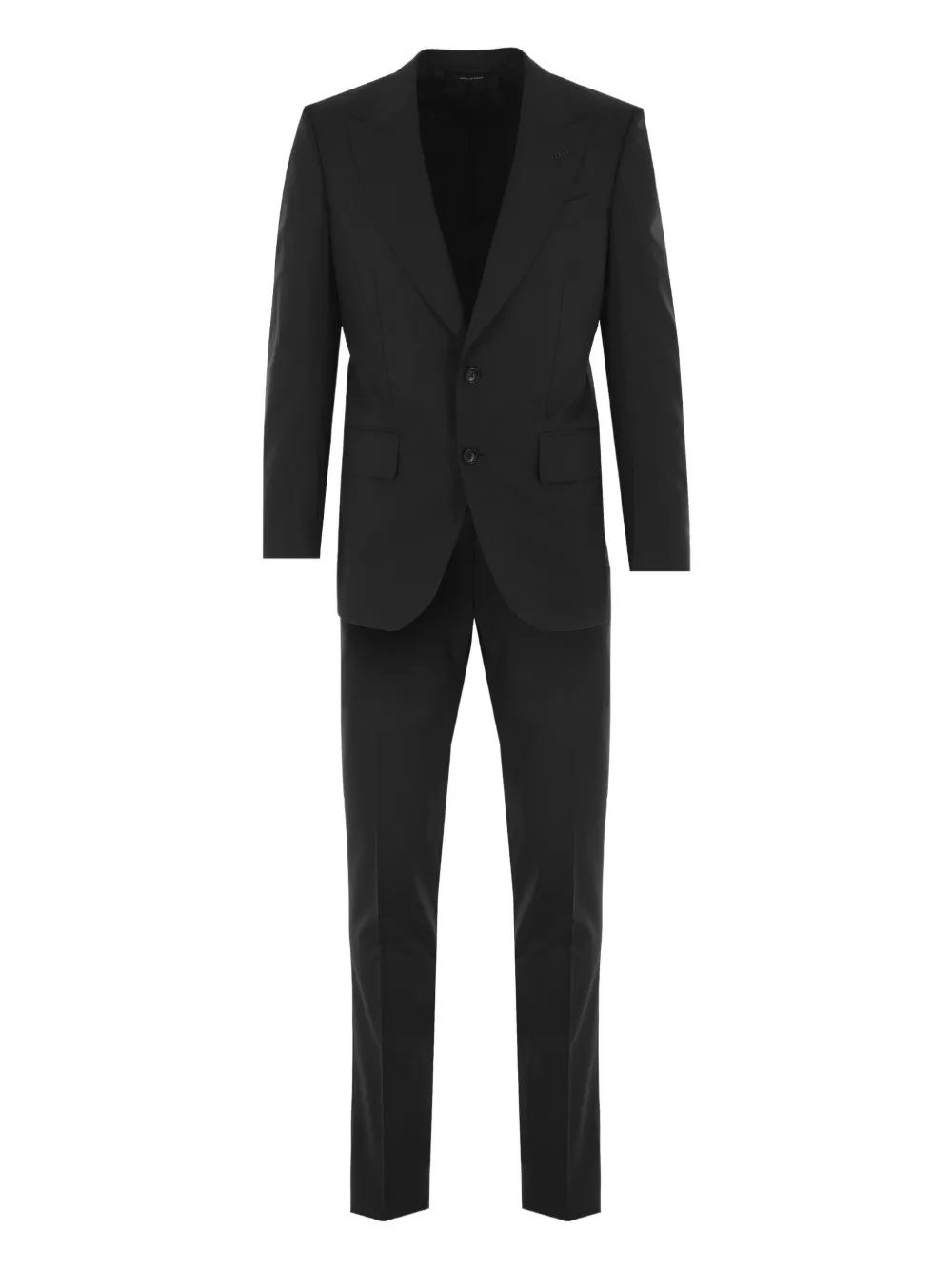TOM FORD Wollen pak met twee knopen Zwart