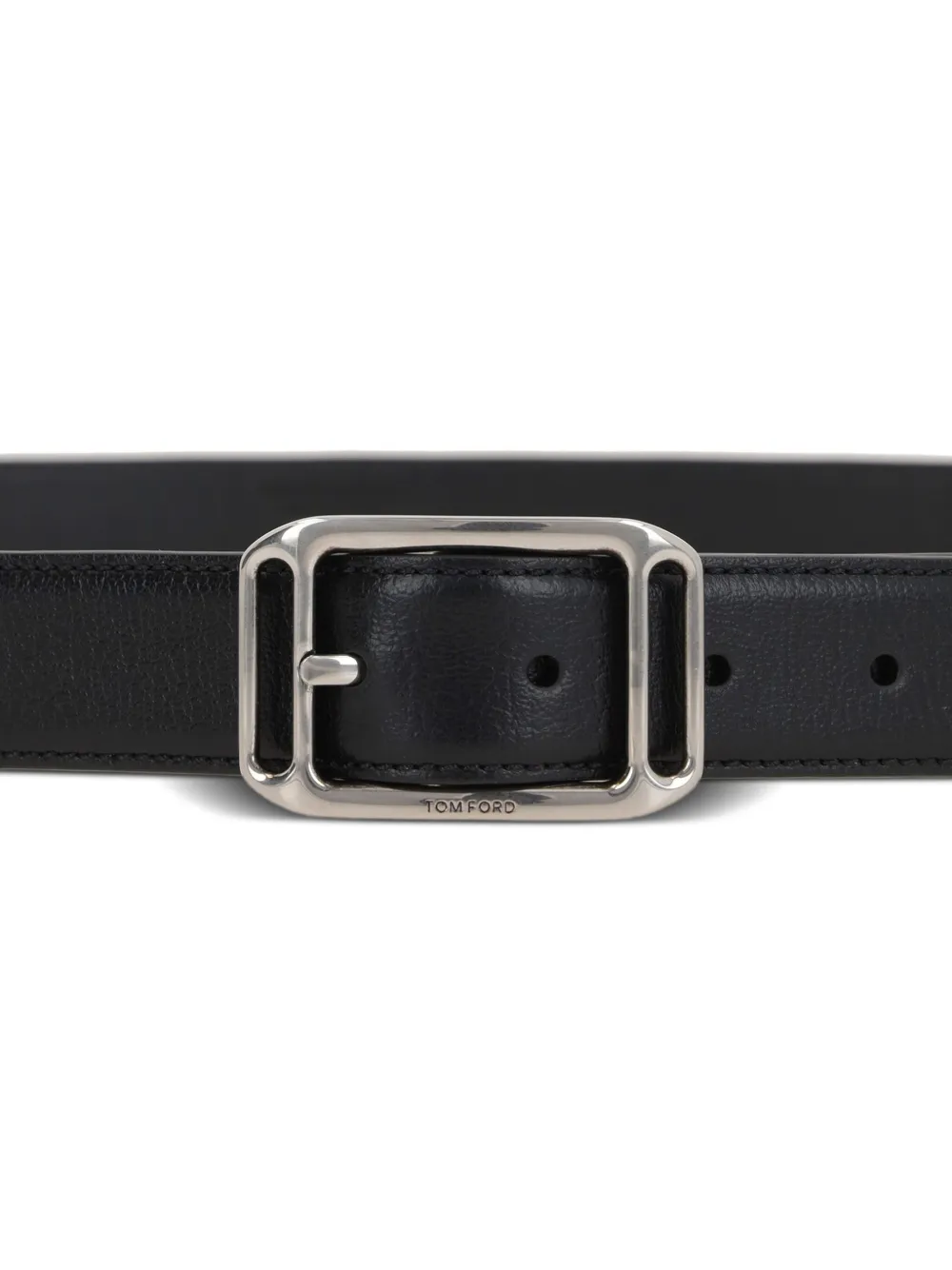 TOM FORD Leren riem Zwart
