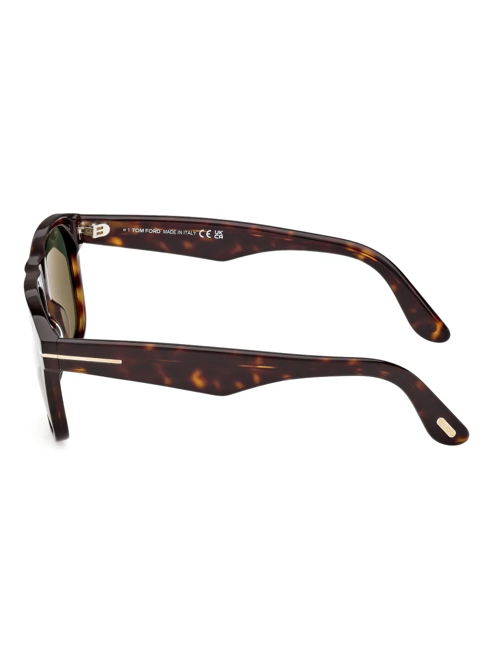 TOM FORD Eyewear Marlon zonnebril met vierkant montuur Bruin