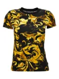Versace Jeans Couture baroque-print cotton T-shirt - Black
