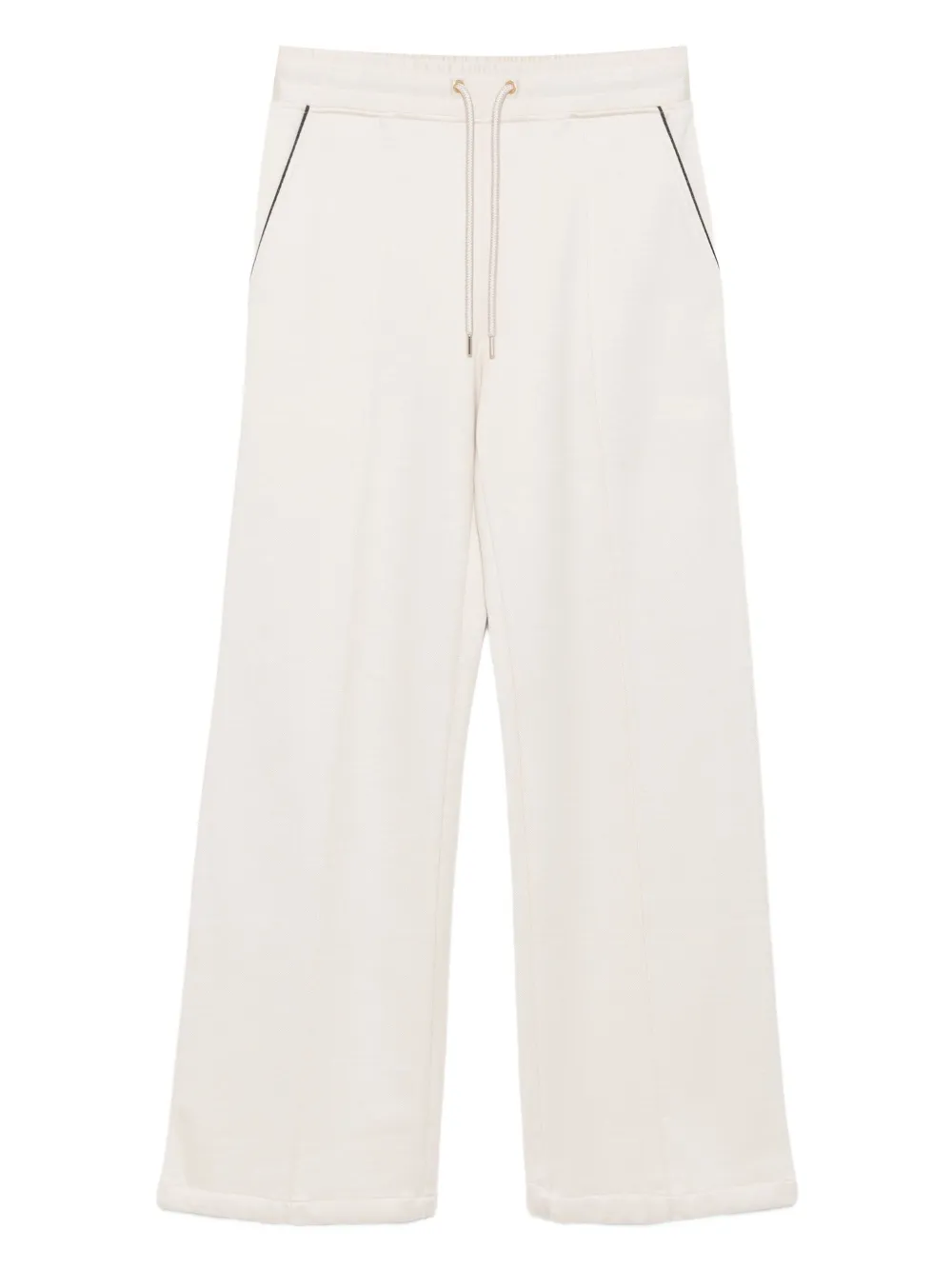 Eleventy drawstring-waist trousers Beige