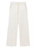 Eleventy drawstring-waist trousers - Neutrals