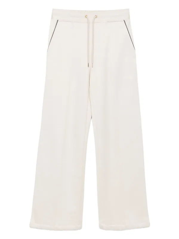 Eleventy Drawstring-waist Trousers in Neutrals