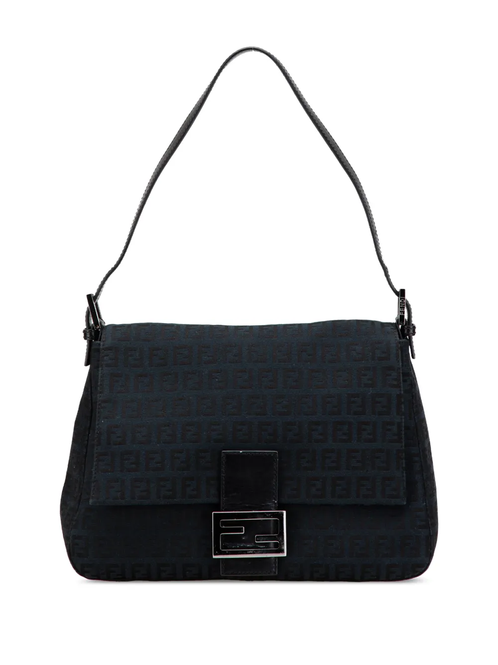 Fendi Pre-Owned 2010-2025 ズッキーノ キャンバス マンマ フォーエバー ショルダーバッグ - ブルー Fendi Pre-Owned 2010-2025 ズッキーノ キャンバス マンマ フォーエバー ショルダーバッグ - ブルー