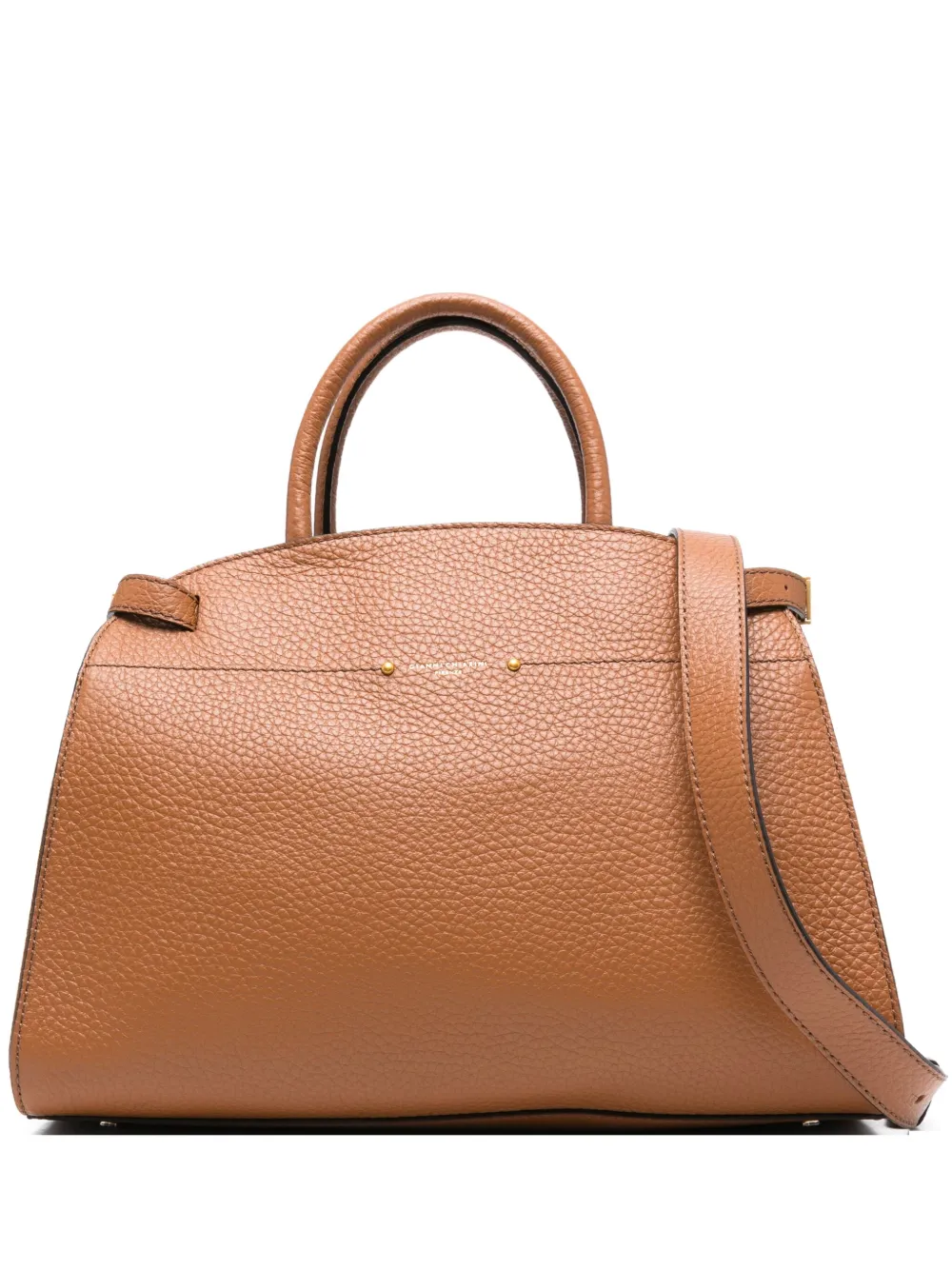 GIANNI CHIARINI Farah leren tas Bruin