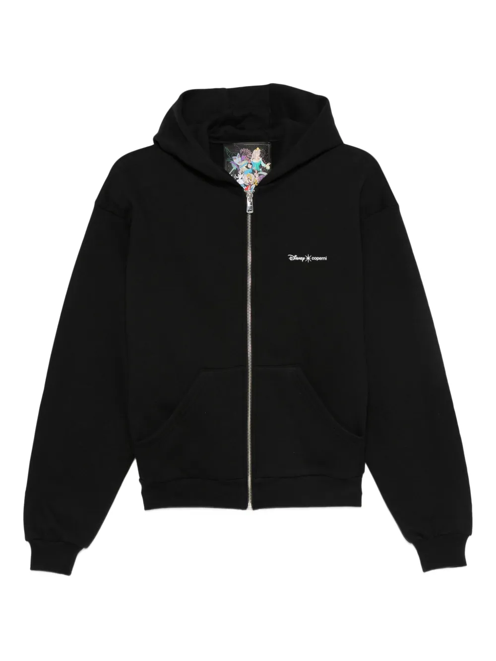 Coperni x Disney hoodie met rits Zwart