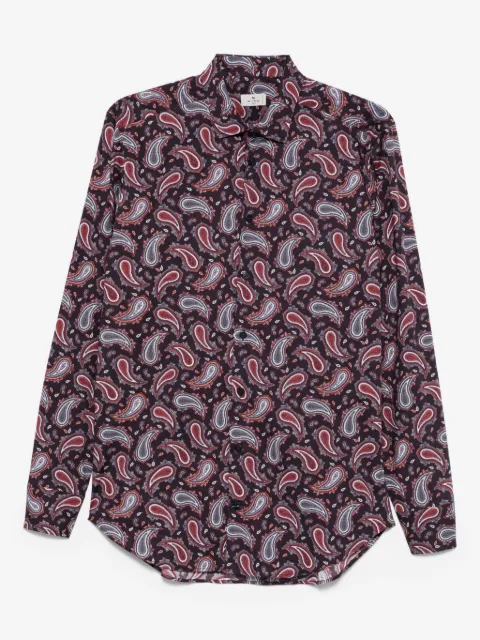 ETRO camisa con estampado de cachemira