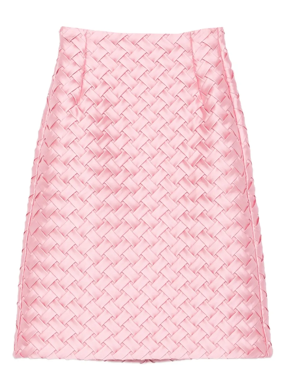 ALEMAIS Inez woven midi skirt | Pink | Image 1