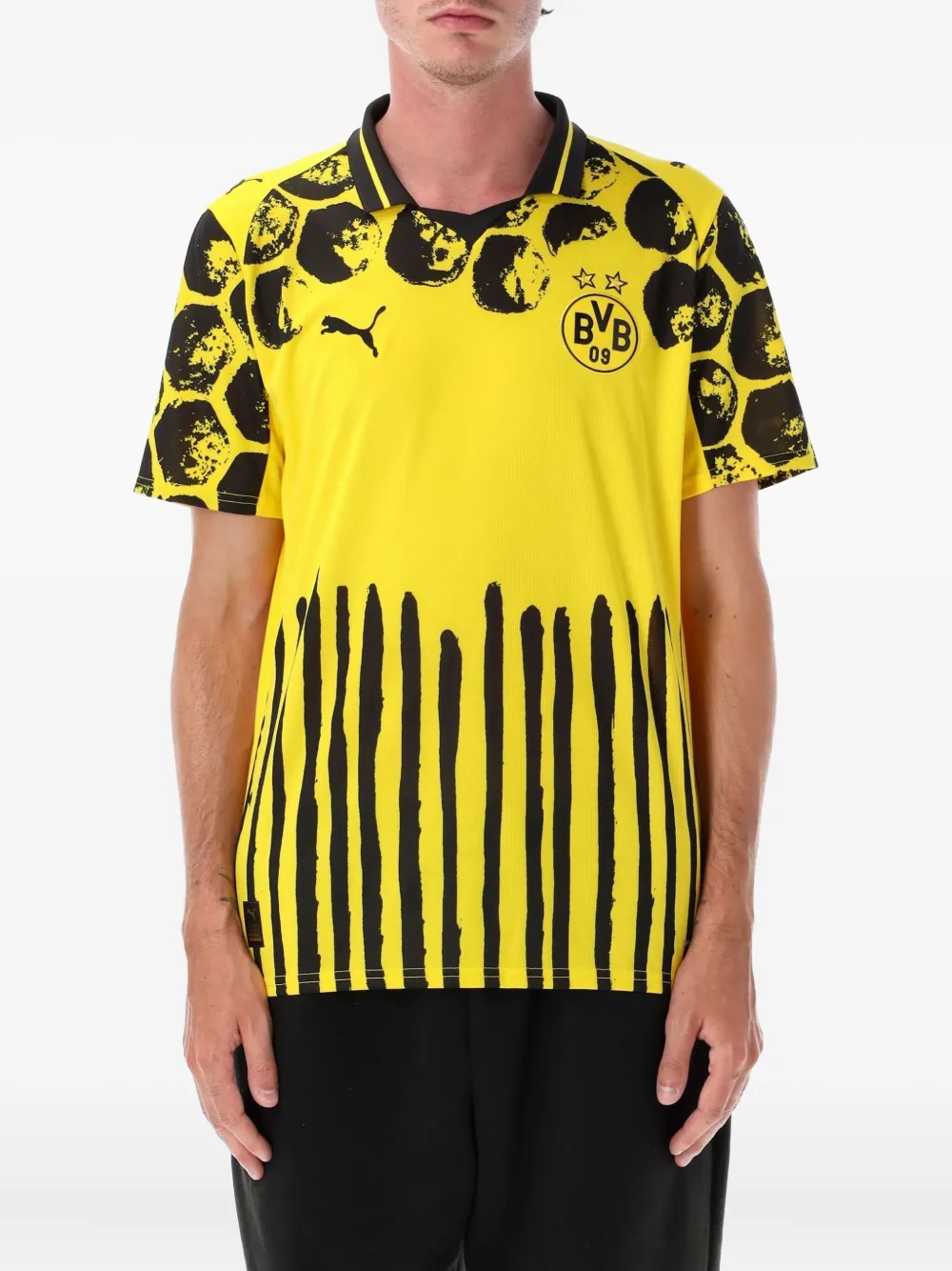 PUMA x Kidsuper x Borussia Dortmund jersey T-shirt Geel