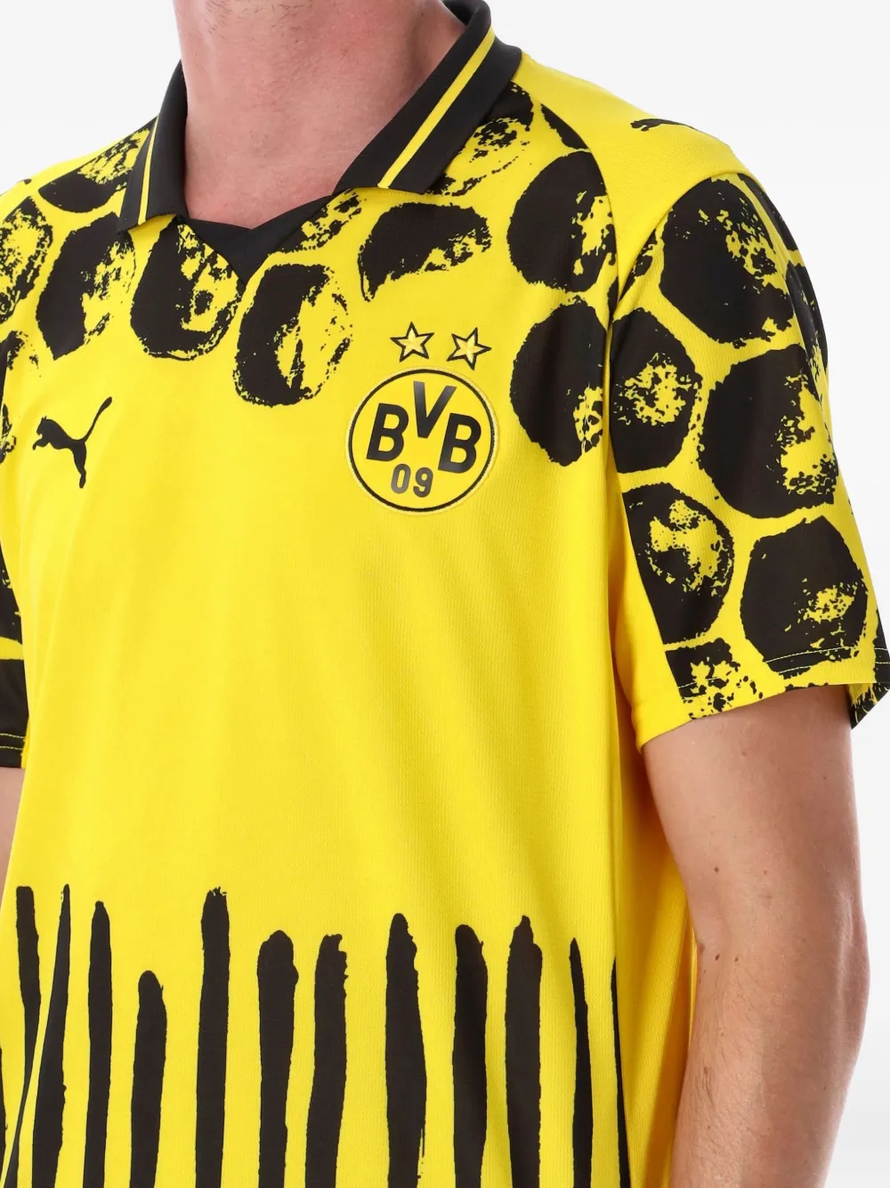 PUMA x Kidsuper x Borussia Dortmund jersey T-shirt Geel